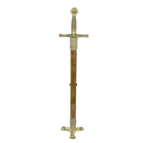 Mini Espada Decorativa Cabo em Metal 25 Cm