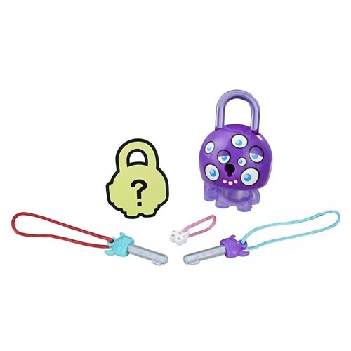 Mini Figura - Cadeado - Lock Stars - Serie 1 - Robo Roxo