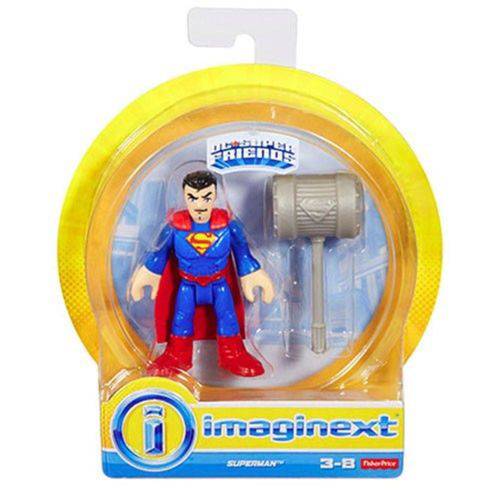 Mini Figura Imaginext - Liga da Justiça - Superman - Dpf00 - Mattel