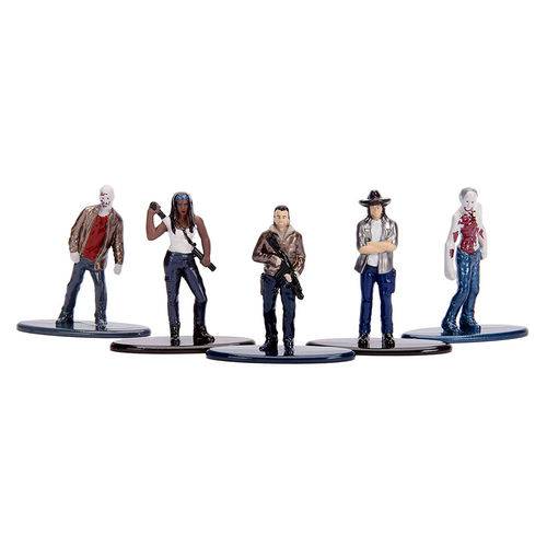 Mini Figuras Colecionáveis - 5 Cm - Metals Nano Figures - The Walking Dead - Dtc