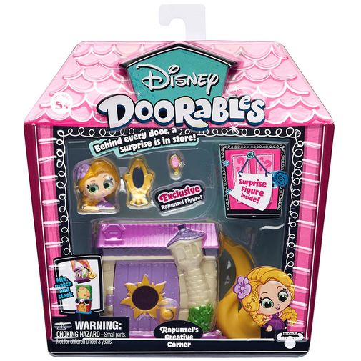 Mini Figuras Doorables Disney - Cantinho Criativo da Rapunzel - DTC