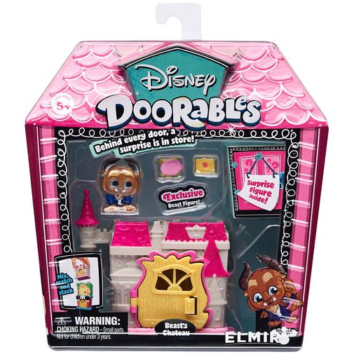 Mini Figuras Doorables Disney - Castelo da Fera - DTC