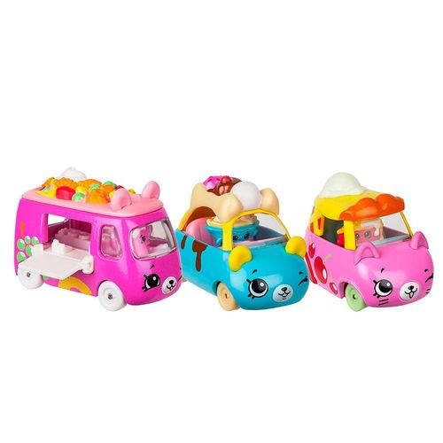 Mini Figuras - Shopkins - Cutie Cars - Coleção - Sobremesas - Dtc