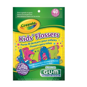 Mini Flosser Gum Crayola Kids 40 Unidades