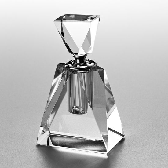 Mini Frasco para Perfume de Cristal Lan 10X6X4cm