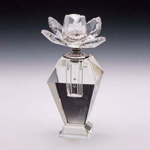 Mini Frasco para Perfume Rose de Cristal 11,5x4,5 Cm 3354