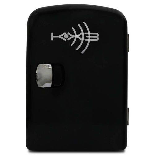 Mini Geladeira Portátil Preta KX3 4,5 Litros Refrigera e Aquece Universal