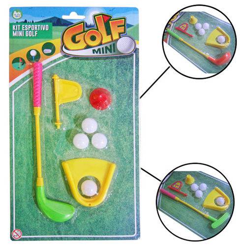 Mini Golf Infantil com 8 Peças