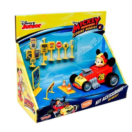 Mini Kit Veículo Mickey com Acessórios Toyng