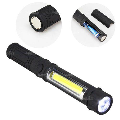 Mini Lanterna 5w 3 Em1 com Luminaria e Imã Cores Variadas - Wr-8053