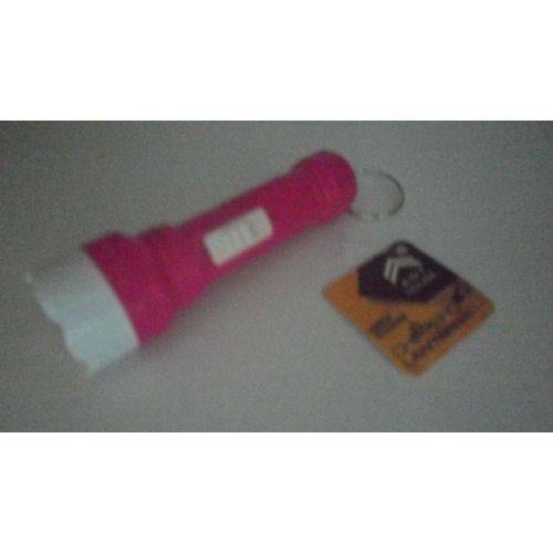 Mini Lanterna Chaveiro Rosa