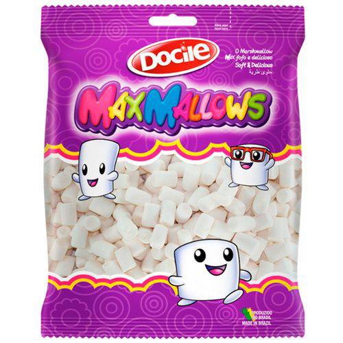 Mini Marshmallow Maxmallows 150g Tubo Branco