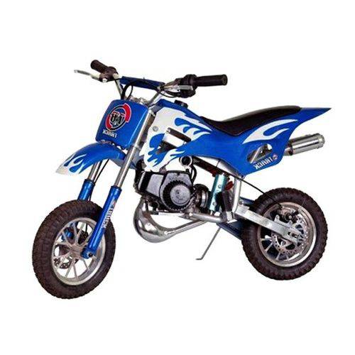 Mini Moto Cross 49cc - Azul