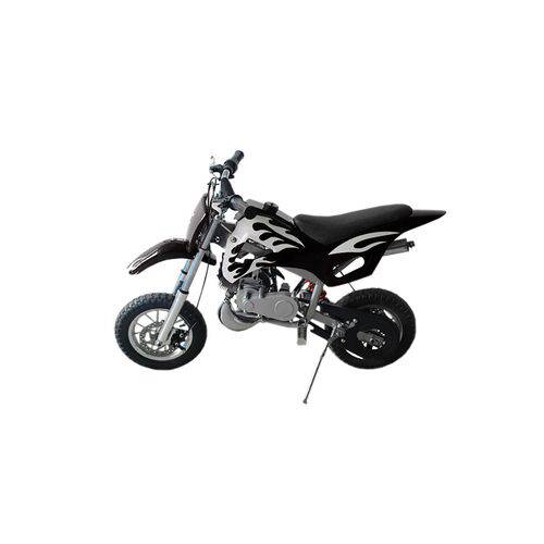 Mini Moto Cross 49cc Dirt Bike a Gasolina 2 Tempos WVDB-006 Preta - Importway