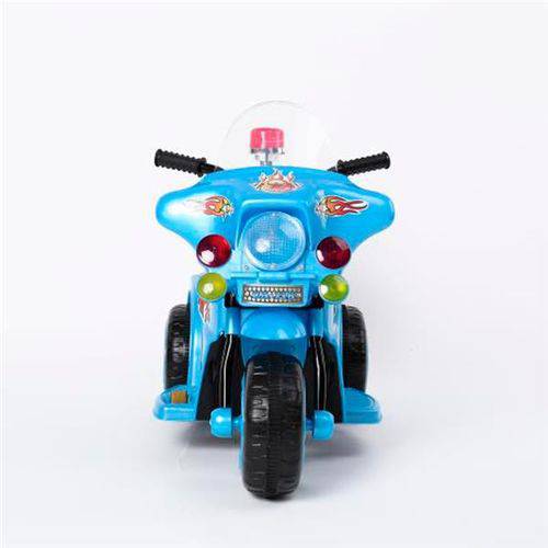 Mini Moto Eletrica Infantil Azul - Bateria Recarregável de 6v - Import Way