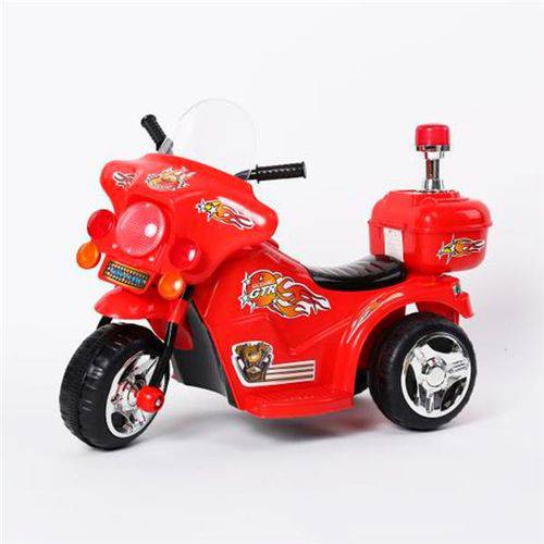 Mini Moto Eletrica Infantil Vermelha - Bateria Recarregável de 6v - Import Way