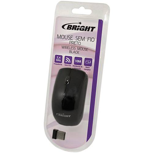 Mini Mouse Bright Sem Fio USB 2.4 Ghz