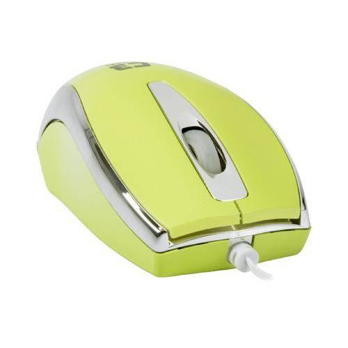 Mini Mouse C3Tech Óptico Retrátil USB 800DPi Verde MS2209-2R GSI