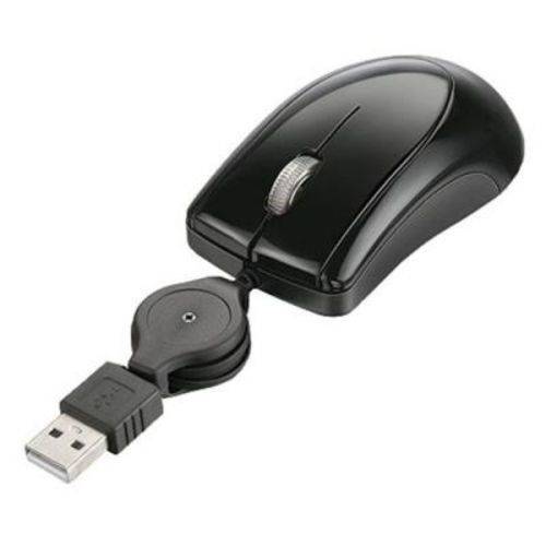 Mini Mouse Multilaser Retratil USB com Scroll