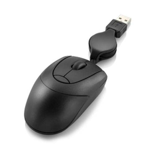 Mini Mouse Multilaser Retrátil USB com Scroll