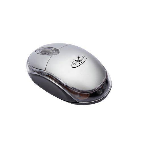 Mini Mouse Óptico 3 Botões Prata - Integris