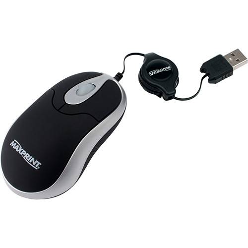 Mini Mouse Ótico Retrátil USB - Maxprint