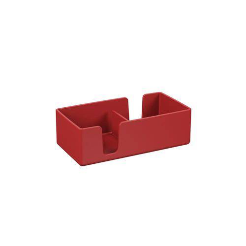 Mini Organizador Casual 12,3 X 6 X 3,8 Cm Vermelho Bold - Coza