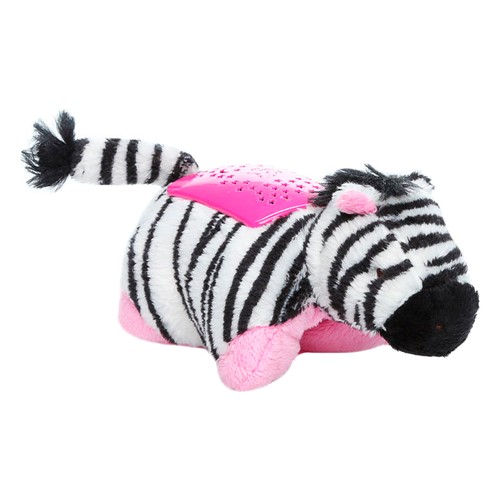 Mini Pillow Pets DTC Zebra Cores Sortidas com Luz 1 Unidade