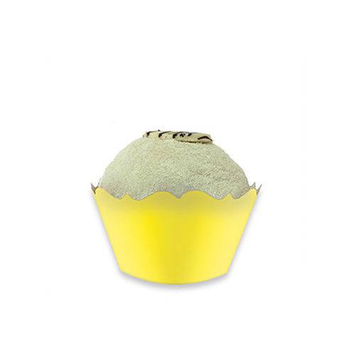 Mini Porta Cupcake Amarelo Liso C/12 - Kid Art