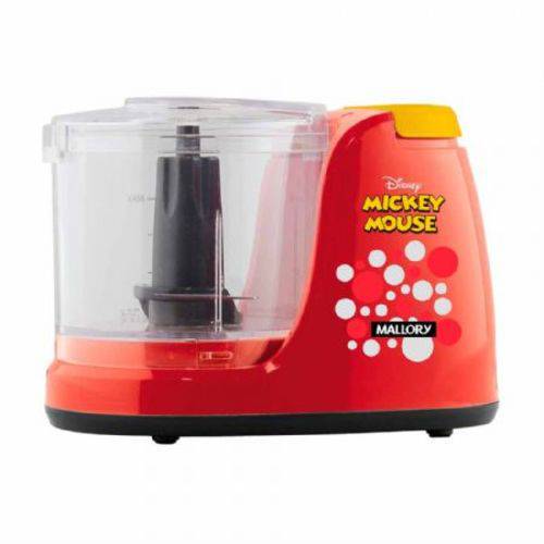 Mini Processador Mallory Disney Mickey Mouse,Preta e Vermelha, B91201671, Potência de 130W, 220V