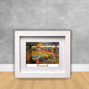 Mini Quadro Decorativo Van Gogh 50 Van Gogh 53 Branca