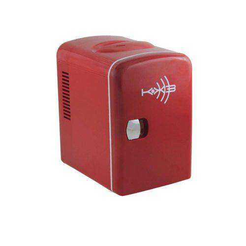 Mini Refrigerador e Aquecedor Portátil 4,5 Lts 110/220 e 12v Vermelho - Kx3