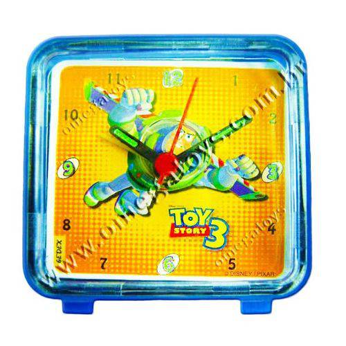 Mini Relógio Despertador Buzz Toy Story Disney