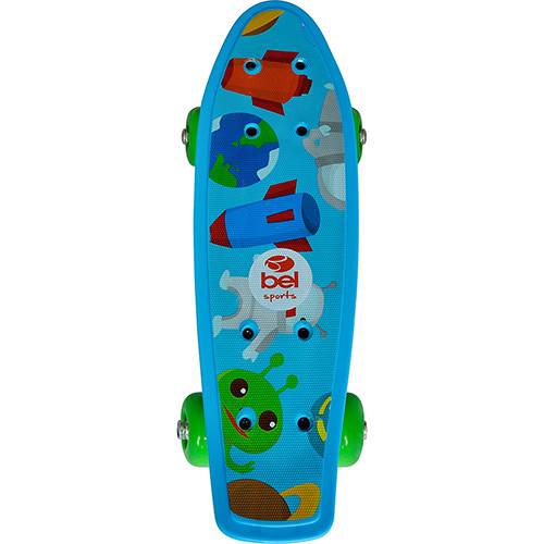 Mini Skate Infantil PP Azul - BelFix