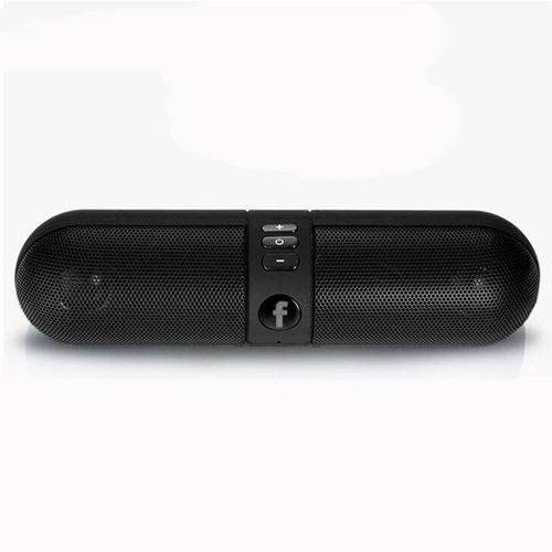 Mini Speaker Bluetooth USB/Micro Sd/Radio Preto