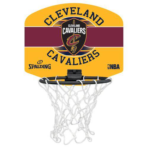 Mini Tabela de Basquete Nba Cleveland Cavaliers Spalding Team Micro Backboard Set