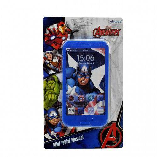 Mini Tablet Infantil Musical Avengers os Vingadores