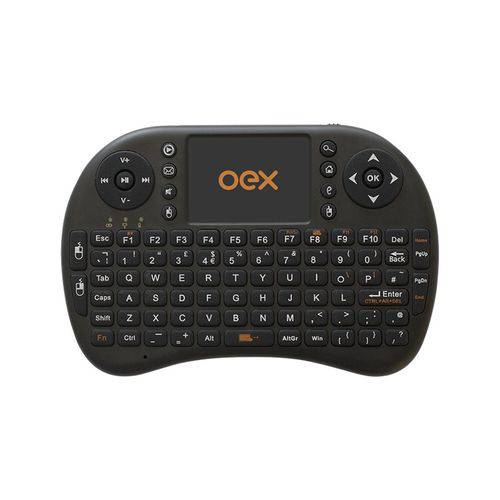 Mini Teclado Sem Fio para Smart Tv Air Mouse Touch Oex Ck103