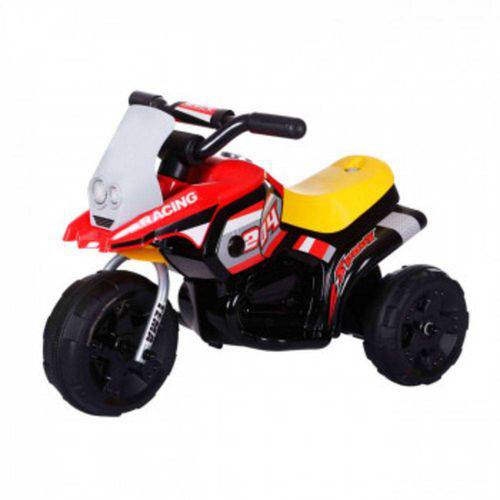 Mini Triciclo Eletrico Moto Infantil 6v Vermelha Bel