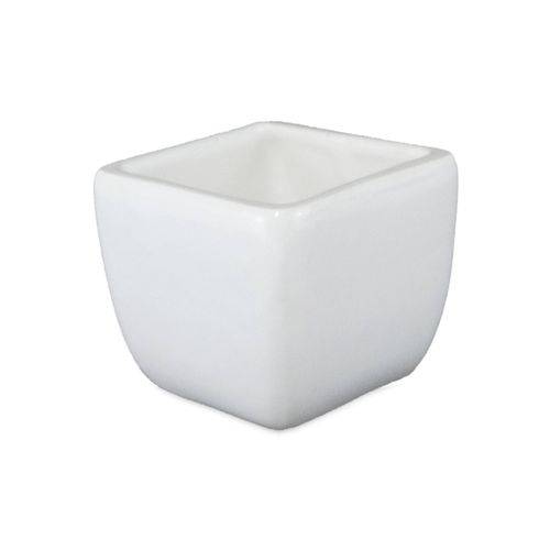 Mini Vaso Cachepot Branco em Cerâmica Ideal para Suculentas