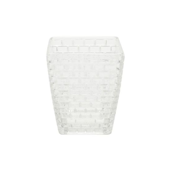 Mini Vaso Square 8,2 Cm Transparente