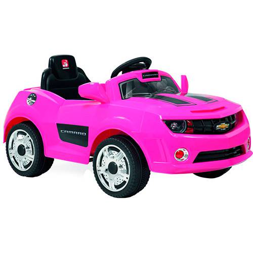 Mini Veículo Infantil Camaro Rosa - Bandeirante