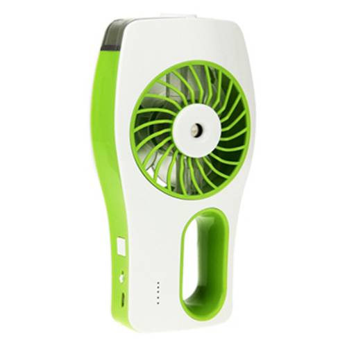 Mini Ventilador Climatizador Umidificador com Bateria Recarregavel Verde