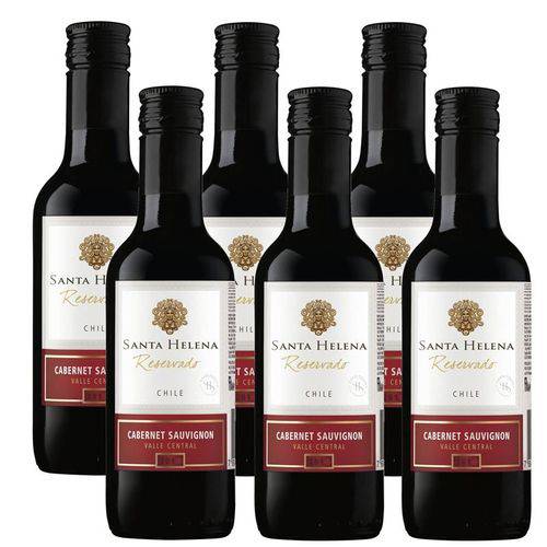 Mini Vinho Santa Helena Cabernet Sauvignon 187ml 06 Unidades