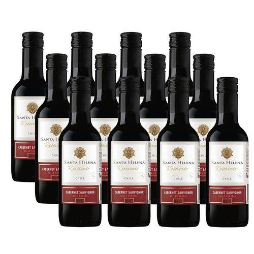 Mini Vinho Santa Helena Cabernet Sauvignon 187ml 12 Unidades