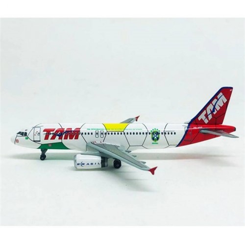 Miniatura Avião TAM Airbus A320 - 1:400 - Dragon Models
