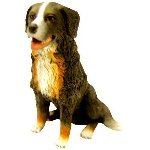 Miniatura Cão de Raça Bouvier Bernois em Resina
