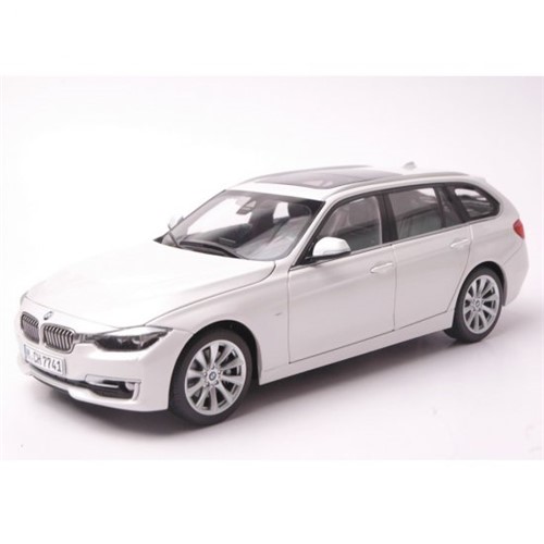 Miniatura Carro BMW 3 Series Touring Branco 1:18 Paragon Models