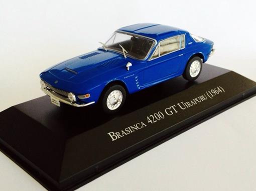 Miniatura Carro Brasinca 4200 GT Uirapuru 1964 - 1:43 - Ixo