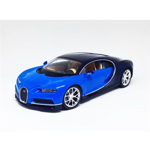 Miniatura Carro Bugatti Chiron Azul 1:24 Welly
